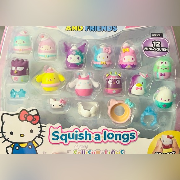 Squishmallows Hello Kitty and Friends Squish-a-longs 12-Pack NWT - Picture 6 of 8